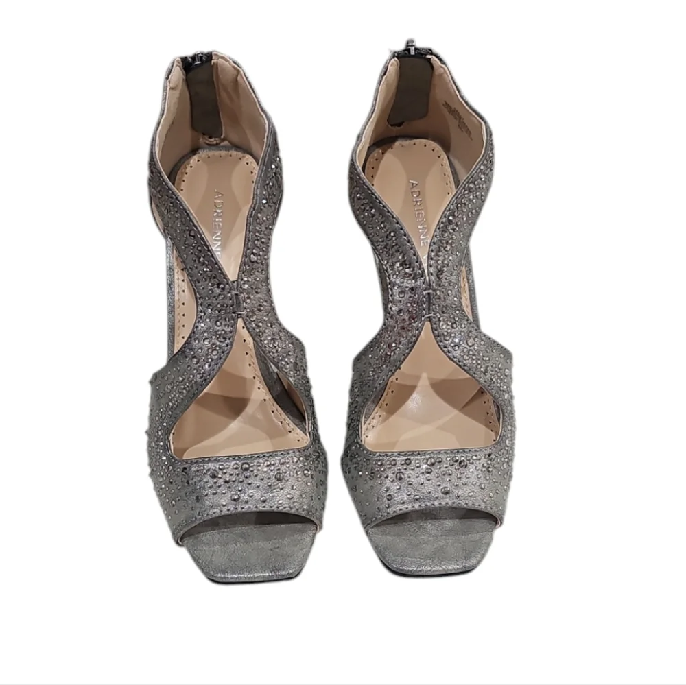 ADRIENNE VITTADINI Women's Golly Pump, Pewter,  size  6  NWOT